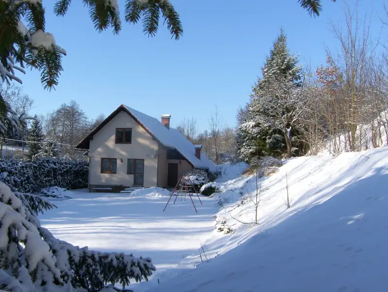 Vakantiehuis Horni Kalna in de winter